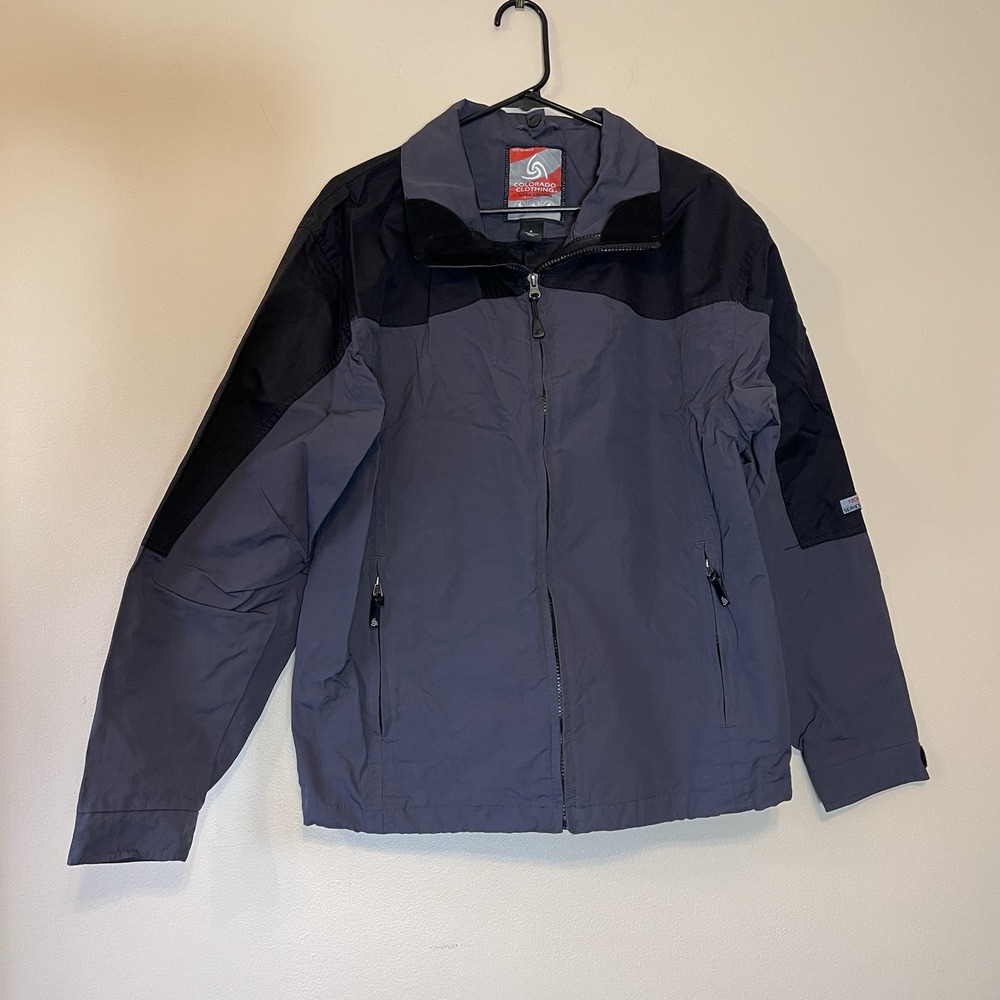 Colorado Clothing Alpine Systems Jacket Black Men's Small Pockets